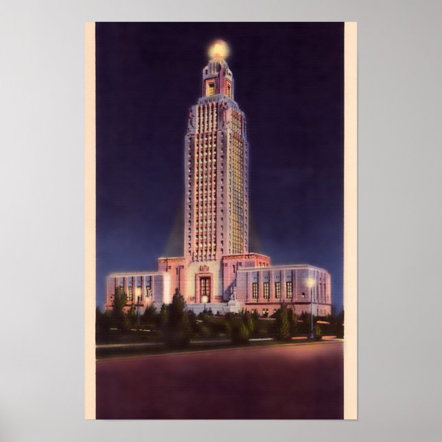 Baton Rouge Louisiana, Huvudstad Poster (Framsidan)