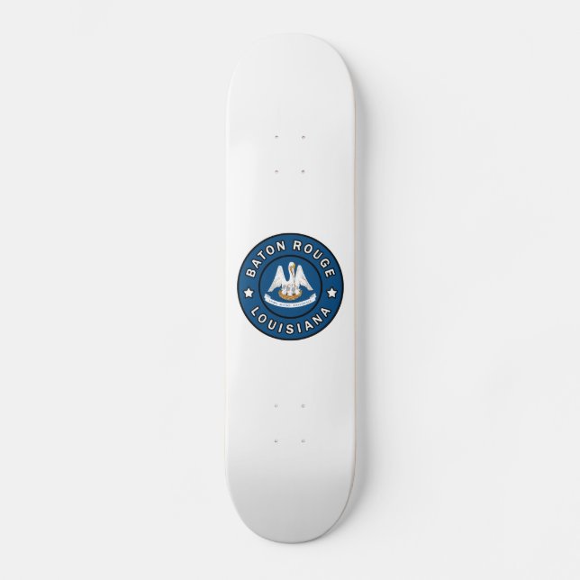 Baton Rouge Louisiana Mini Skateboard Bräda 18,5 Cm (Framsida)