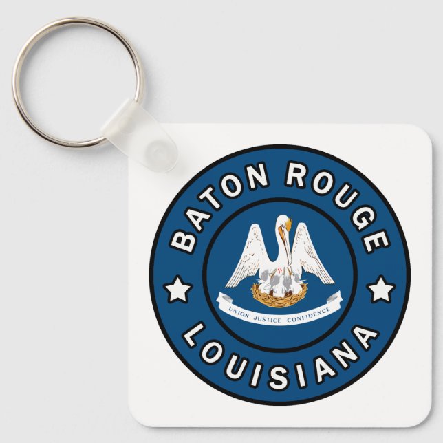 Baton Rouge Louisiana Nyckelring (Framsida)