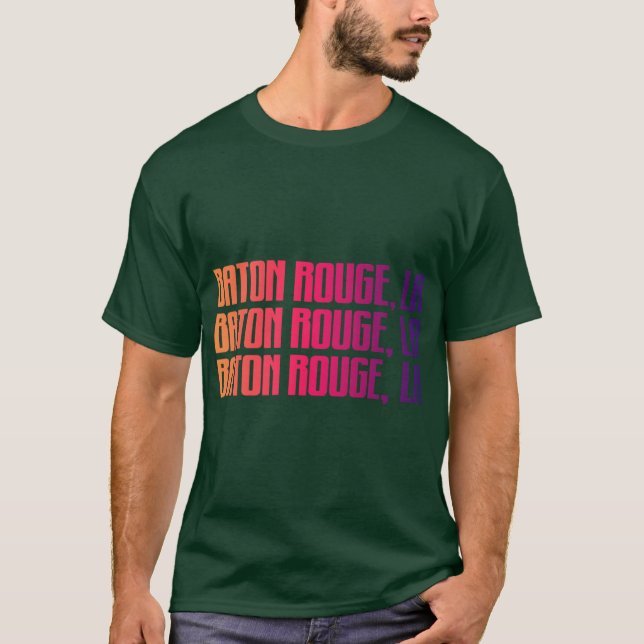 Baton rouge louisiana Oversized T Shirt (Framsida)