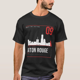 Baton Rouge Louisiana Skyline ShiftTape Vol 09 T Shirt