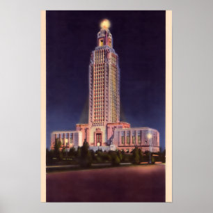 Baton Rouge Louisiana statlig huvudstad Poster