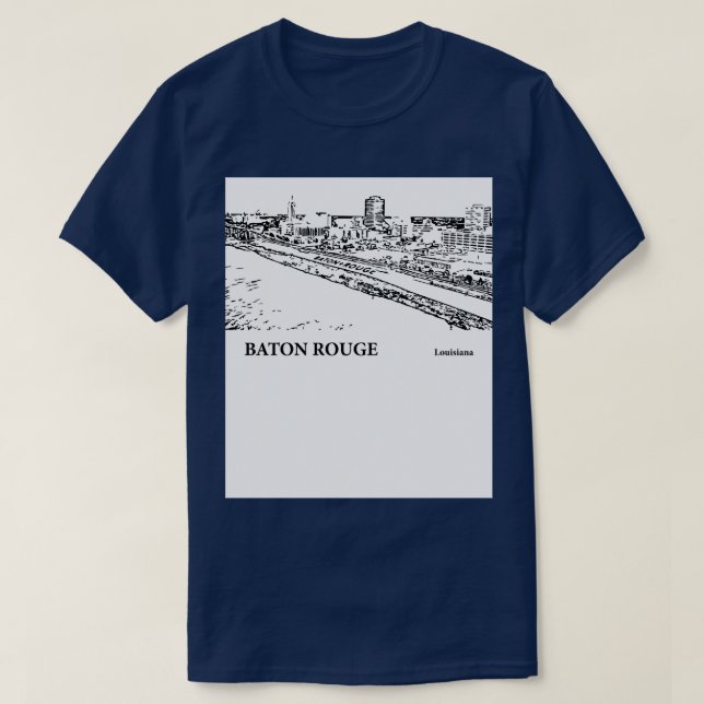 Baton Rouge Louisiana TShirt - 2 T Shirt (Design framsida)