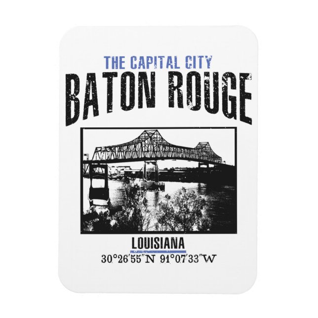 Baton Rouge Magnet (Vertikal)