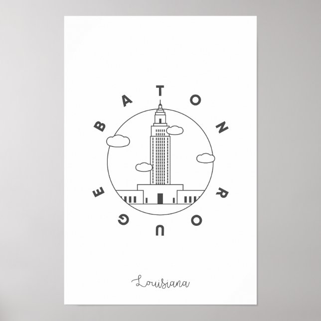 Baton Rouge Poster (Framsidan)