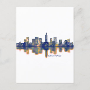 Baton Rouge Skyline Helg Vykort