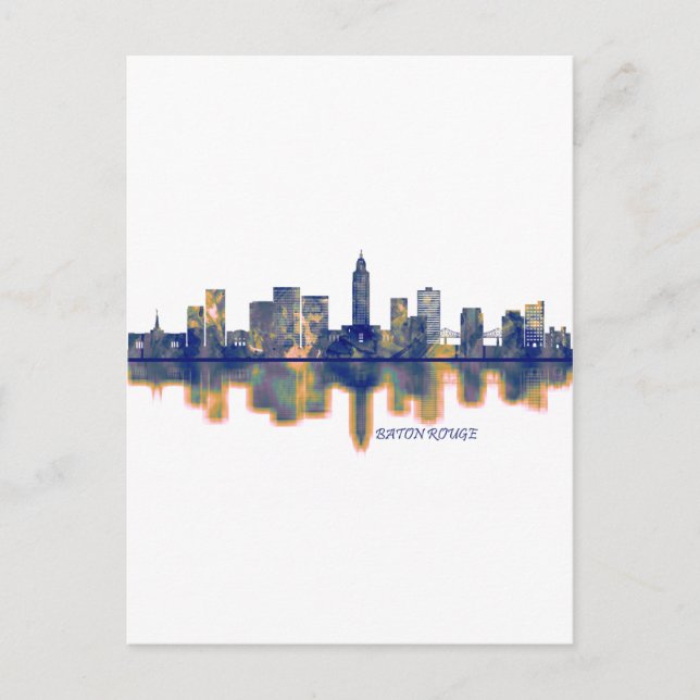 Baton Rouge Skyline Helg Vykort (Framsida)