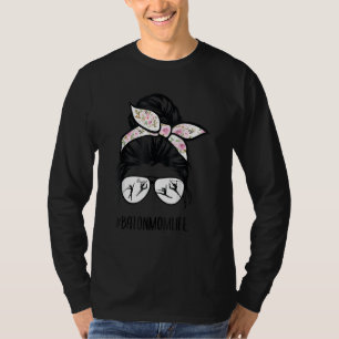Baton Twirler mamma livskräp och hårglasflöde T Shirt