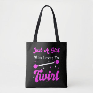 Baton Twirler Twirling Majorette Funny Gift Tygkasse