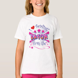 Baton Twirlers, I Kärlek Twirling, Baton T Shirt