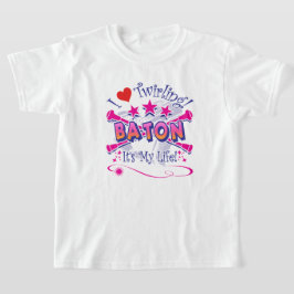 Baton Twirlers, I Kärlek Twirling, Baton Tee