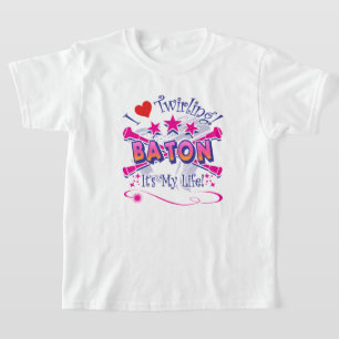 Baton Twirlers, I Kärlek Twirling, Baton Tee Shirt