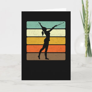 Baton Twirling Spruch Sport Twirl Kort