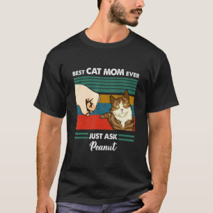 Batozine Bästa Kattmamma Kattpappa Någonsin Fråga T Shirt