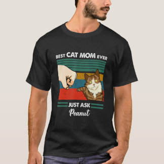 Batozine Bästa Kattmamma Kattpappa Någonsin Fråga  T Shirt