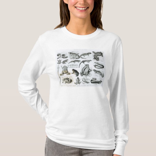 Batrachians och andra Amphibia Tee Shirt (Framsida)