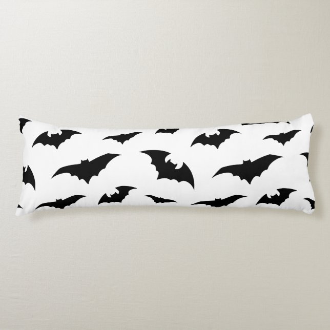 Bats Everywhere Spooky Halloween Decor  Kroppskudde (Framsidan)