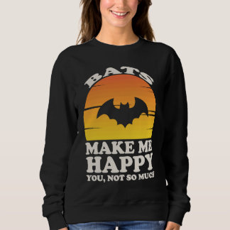 Bats Make Me Happy, Bat Clothes, Bat T Shirt