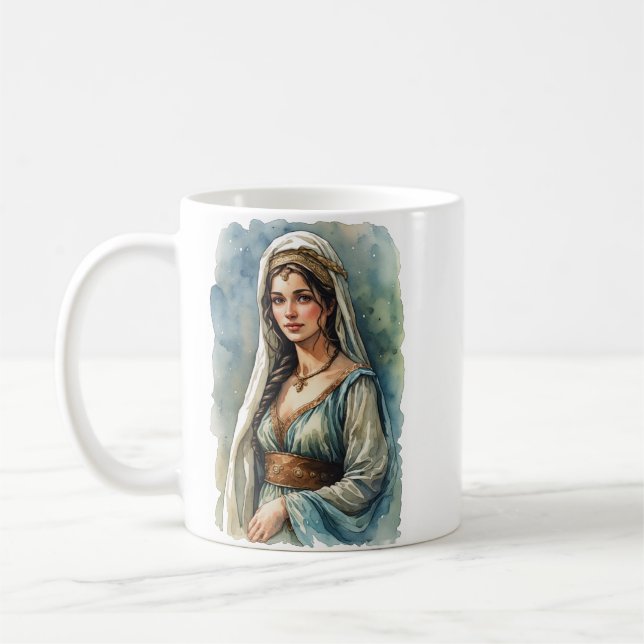 BATSEBA Hustru till kung David  Kaffemugg (Vänster)