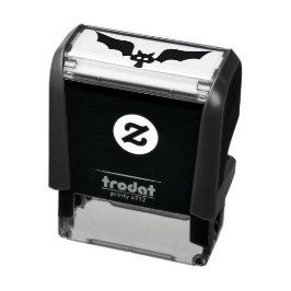 Batshroom Self-Inking Rubber Frimärke Självfärgande Stämpel
