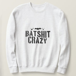 Batskij Crazy, Halloween Lång Ärmad Tröja
