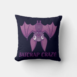 Batskit Crazy Wacky Tecknad Fladdermus Kudde