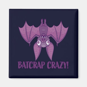 Batskit Crazy Wacky Tecknad Fladdermus Magnet
