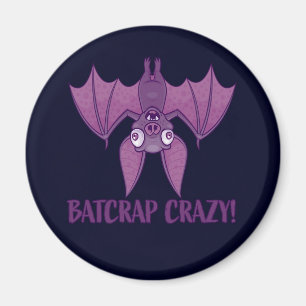 Batskit Crazy Wacky Tecknad Fladdermus Magnet