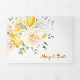 Båtspråkig bröllopsinbjudan - Lemon Allt i ett