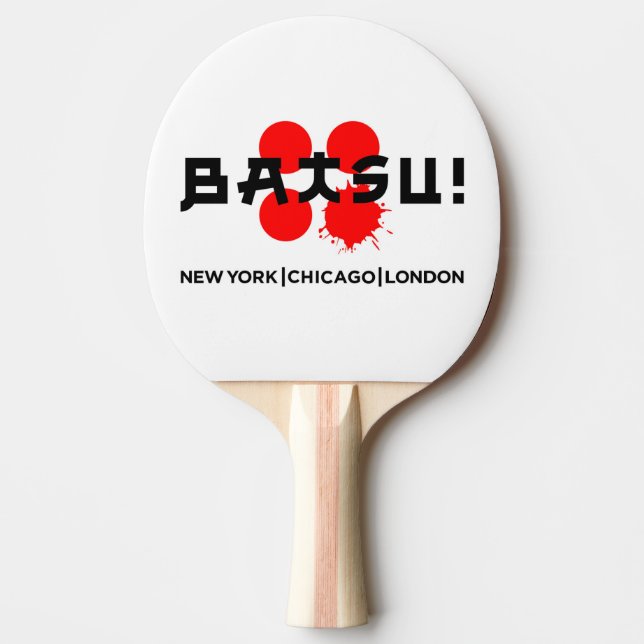 BATSU! Paddle Pingisracket (Framsidan)