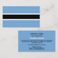 Batswana Flagga, Flagga Botswana