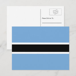 Batswana Flagga, Flagga Botswana Vykort