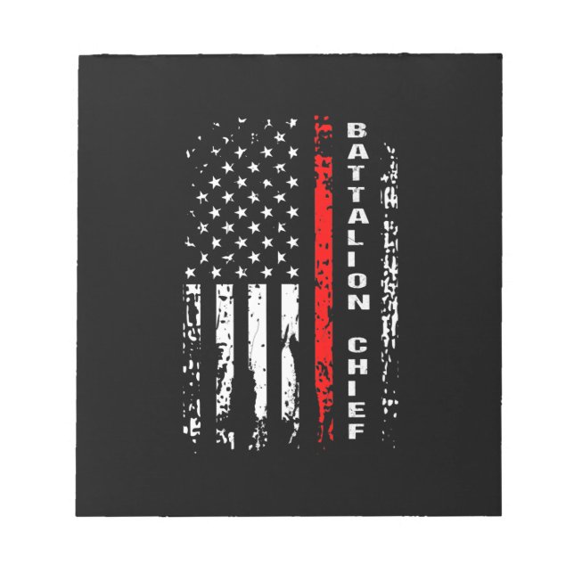 Battalion Chief Battalion Chief Gift Anteckningsblock (Framsida)