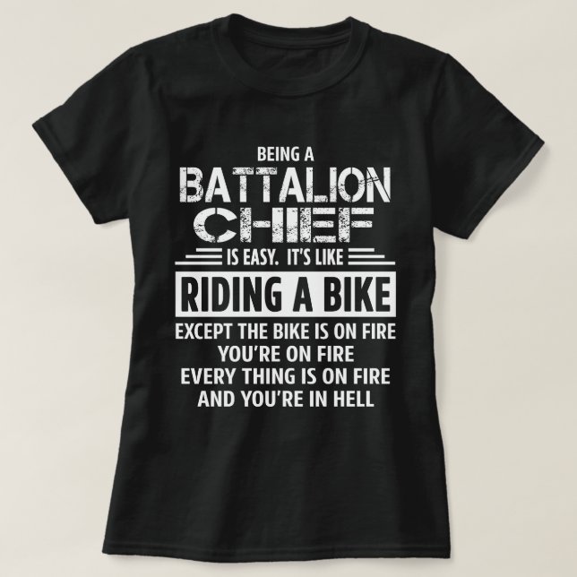 Battalion Chief T Shirt (Design framsida)