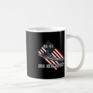 Battelev Uss New jersey Bb-62 & Bekämpa Warsh Kaffemugg