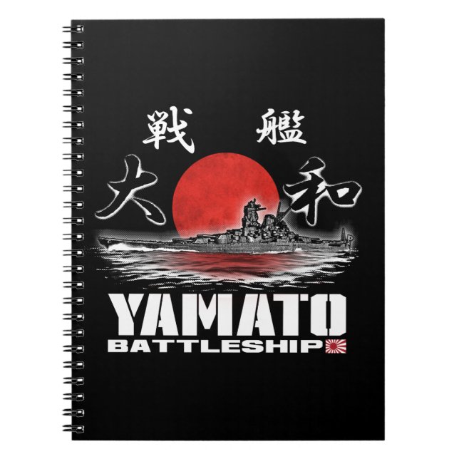 Battelev Yamato Notebook Spiral fotbok - bärbar da Anteckningsbok (Framsidan)