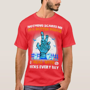 Batten Disease Awareness Ingenting Skrämmer mig Ly T Shirt