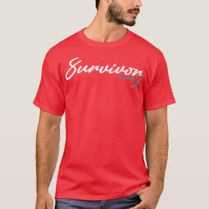 Batten Disease Awareness Survivor Glitter Ribbon H T Shirt