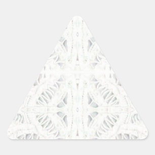 BATTENBURG SNÖRE Triangle Stickers Triangelformat Klistermärke