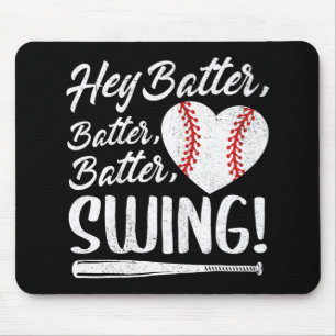 Batter Swing Baseball Heart Mamma Cute Women's Mot Musmatta