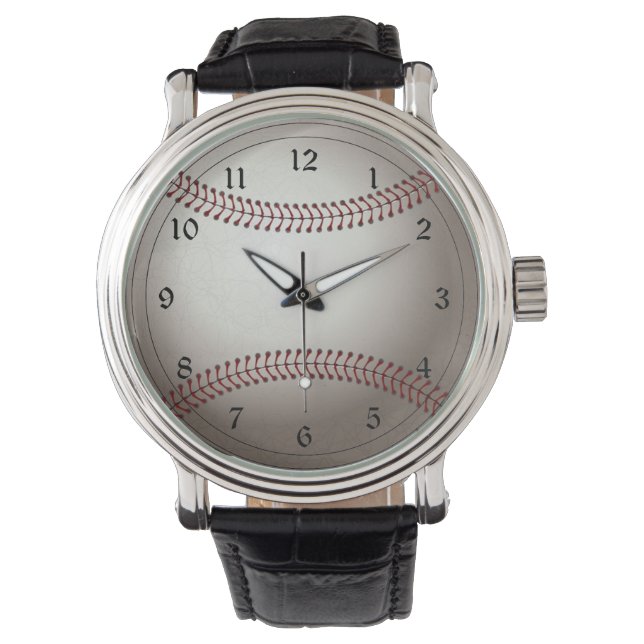 Batter upp! Baseball desgin Armbandsur (Framsida)