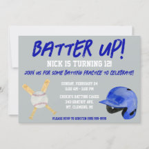 Batter upp! Baseball Thned Födelsedagsfest