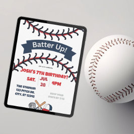 Batter upp basebollår inbjudningar