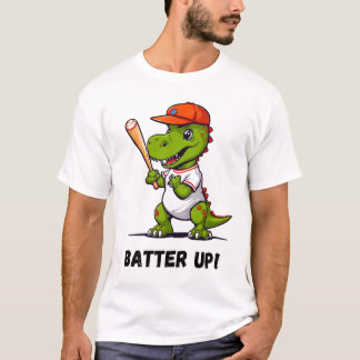 Batter upp Dino som spelar basket T Shirt