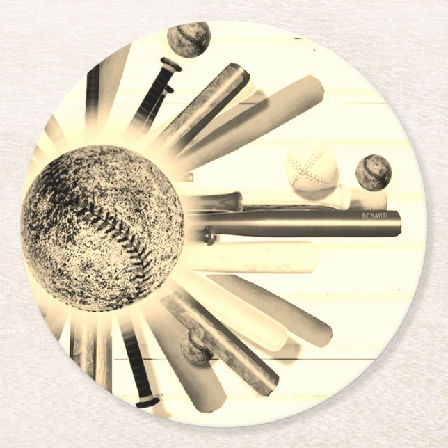 BATTER UPP SÖNDAG! UNDERLÄGG PAPPER RUND (Framsidan)