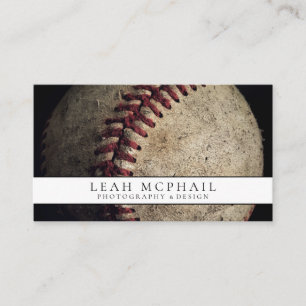 Battered Baseball Visitkort