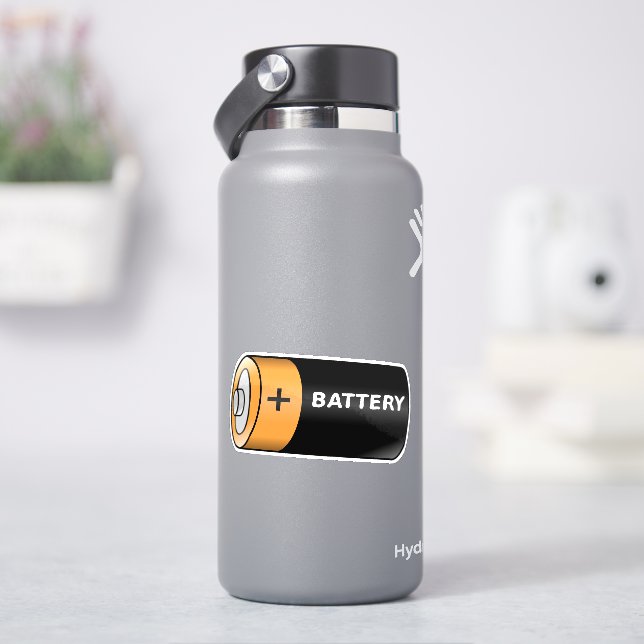 Batteri Klistermärken (HydroFlask)