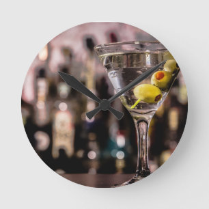 BATTERI OPERATIVT WALL CLOCK RUND KLOCKA