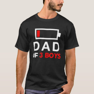 Batteri Pappa med 3 socklar T Shirt