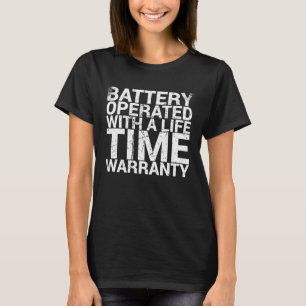 Batteri som drivs med en livstidsservice för bil t shirt